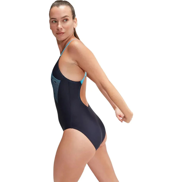 Купальник SPEEDO Medley Logo, 8-1347416843-6843, размер 34, российский размер 46, полиамид, нейлон, эластан