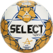 Мяч ганд. SELECT Ultimate Replica v24 , 1670850990, р.1, EHF Appr, ПУ, руч.сш, золотисто-белый