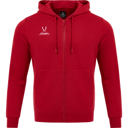 Худи JOGEL ESSENTIAL Fleece Zip Hoodie, темно-красный