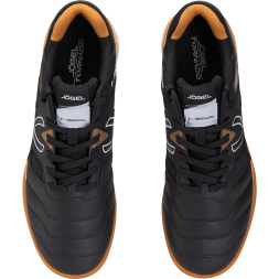 БЕЗ УПАКОВКИ Бутсы зальные JÖGEL Tornado 2.0 Black/gold