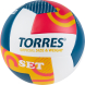 Мяч вол. TORRES Set, V32345, р.5, синт.кожа (ТПУ), клееный, бут.кам, бело-мультиколор