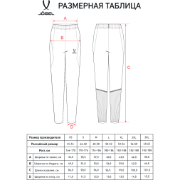 Брюки тренировочные без карманов JÖGEL PREMIER PerFormDRY Training Pants, черный