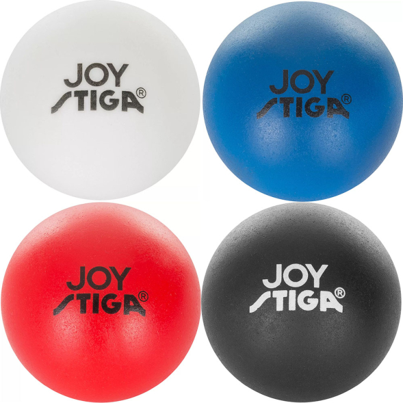 Мяч для настольного тенниса Stiga Joy, 1110-5240-04, диаметр 40+мм, упаковка 4 шт
