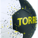 Мяч ганд. TORRES PRO, H32163, р.3, ПУ, 4 подкл. слоя, гибрид. сшивка, черно-бел-желт