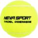 Мяч для падела NS Padel Premier, 502101, уп.3 шт, сукно, нат.резина,желтый