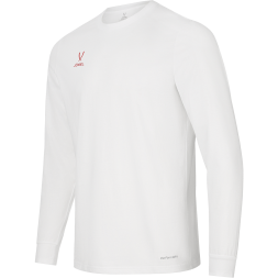 Футболка баскетбольная с длинным рукавом JÖGEL DIVISION PerFormDRY Pre-Match Longsleeve Jersey, белый