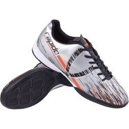 БЕЗ УПАКОВКИ Бутсы зальные JÖGEL Rapido IN Silver/black, детский