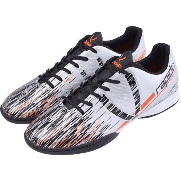 БЕЗ УПАКОВКИ Бутсы зальные JÖGEL Rapido IN Silver/black, детский