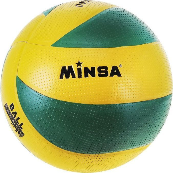 Мяч волейбольный MINSA, PU, клееный, 8 панелей, р. 5