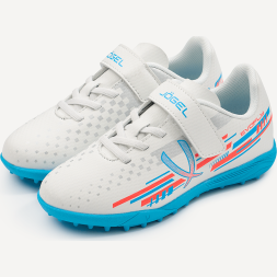 Бутсы многошиповые JÖGEL Evofly TF Talant White/blue, детский