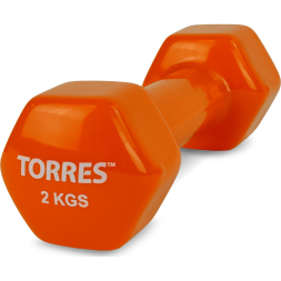 Гантель TORRES PL522201, вес 0.5 кг, 1 шт