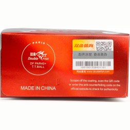 СЦ*Мяч для наст. тенниса DOUBLE FISH PARIS 2024 Olympic Games 3***,PAR40+, ITTF Appr,ABS,уп.6 шт