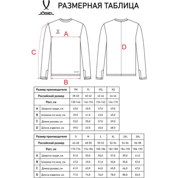 Свитер вратарский JÖGEL PerFormDRY SPLASH GK Jersey, серый