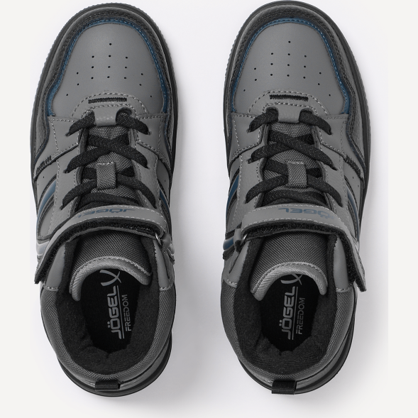 Кроссовки спортивные JÖGEL Freedom Kids, серый/черный