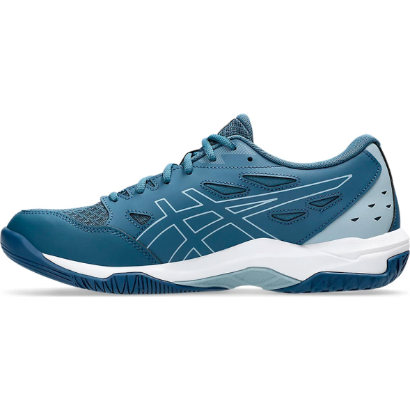 Кроссовки волейбольные мужские ASICS Gel-Rocket 11 1071A091 103, р.12,5 (рос.45.5), бело-т.синий
