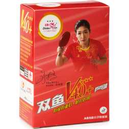 Мяч для наст. тенниса DOUBLE FISH 3***, V111F, диам. V40+мм, ITTF Appr,плаcтик,упак.6 шт, белый