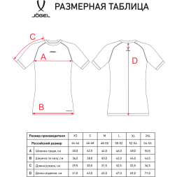 Футболка компрессионная JÖGEL PerFormDRY Baselayer Tee SS 2, красный