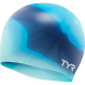 Шапочка для плавания TYR Multi Silicone Cap, LCSM-528, зелено-фиолетовый
