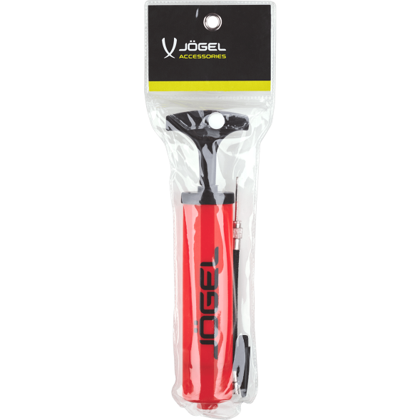 Насос JÖGEL JA-102 ND, 20 см, гибкий шланг, игла, насадка для фитбола