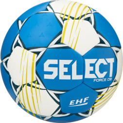 Мяч ганд. SELECT HB FORCE DB V25, 1622858205, Senior (р.3), EHF Appr,ПУ, гибр.сш., сине-белый