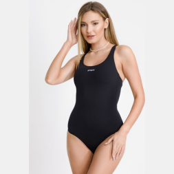 Купальник женский для бассейна,Цвет: черный, антихлор. Р-р: 42, SWAP01M