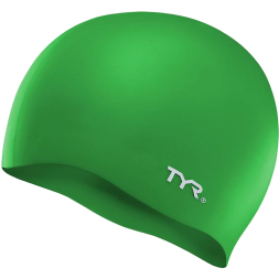 Шапочка для плавания TYR Wrinkle Free Silicone Cap, LCS-100, белый
