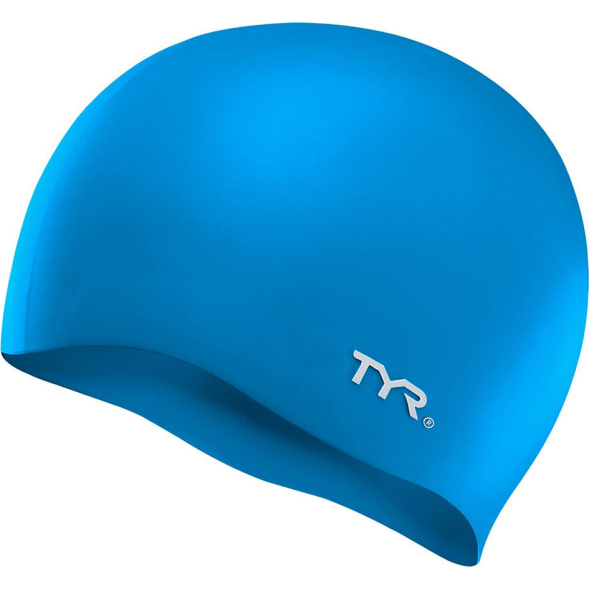 Шапочка для плавания TYR Wrinkle Free Silicone Cap, LCS-100, белый