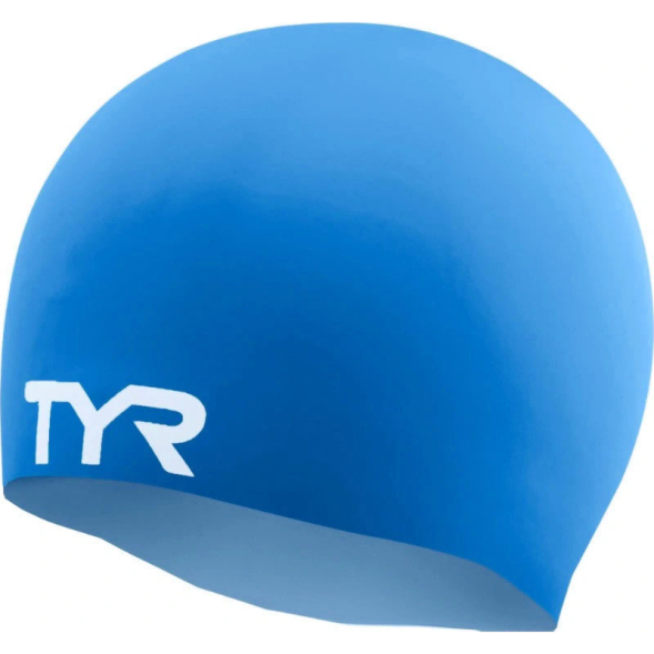 Шапочка для плавания TYR Wrinkle Free Silicone Cap, LCS-100, белый