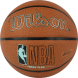 Мяч баск. WILSON NBA Forge Plus Eco BSKT, WZ2010901XB6, р.6, PU, бутиловая камера, коричневый