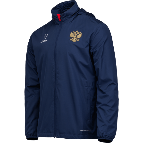 Куртка ветрозащитная JÖGEL NATIONAL PerFormPROOF Rain Jacket, темно-синий