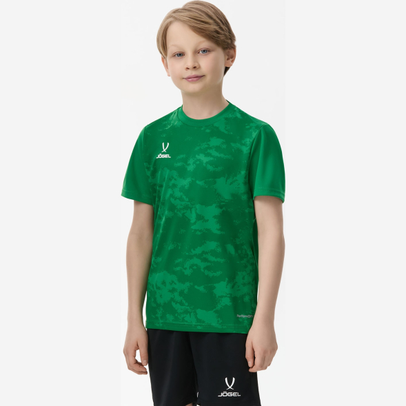Футболка вратарская JÖGEL DIVISION PerFormDRY SPLASH GK Jersey, зеленый, детский