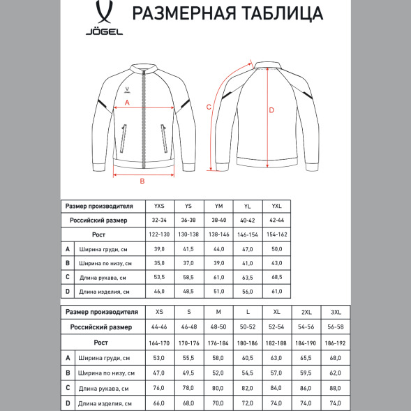 Олимпийка JÖGEL CAMP 2 Track Jacket, темно-синий