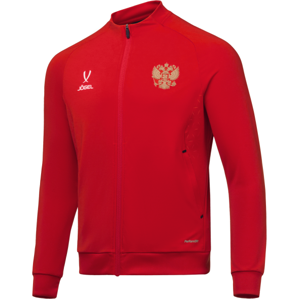 Джемпер тренировочный на молнии JÖGEL NATIONAL PerFormDRY Training FZ Jacket, красный