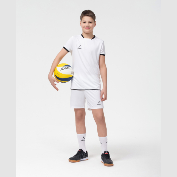 Футболка волейбольная JÖGEL CAMP, белый, детский