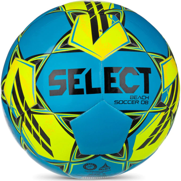 Мяч для пляж. футб. SELECT Beach Soccer DB V23, 0995160225, р.5, 28п, ТПУ, гибрид.сш, сине-желтый