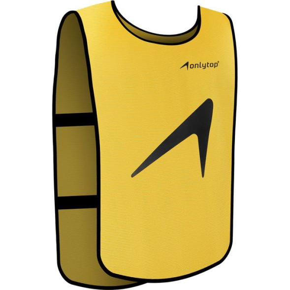 Набор манишек 5 шт, р-р 50-56, цвет желтый