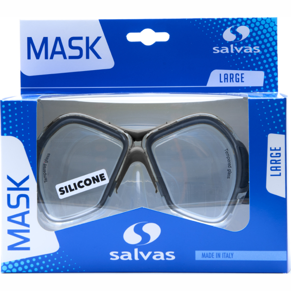 Маска для плавания SALVAS Phoenix Mask CA520N2NYSTH, размер взрослый, черная