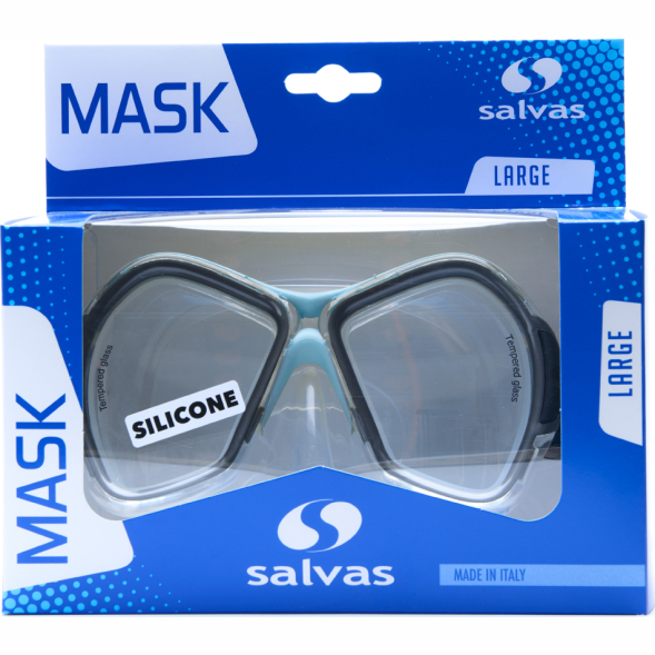 Маска для плавания SALVAS Phoenix Mask CA520N2NYSTH, размер взрослый, черная
