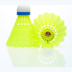 Воланы для бадминтона DOUBLE FISH JINQUE 103w ( нейлон/пробка), 6 шт, белый