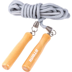 Скакалка Atemi, AJR01, деревянные ручки, ПП шнур, 2,8 м