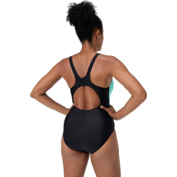 Купальник SPEEDO Colourblock 2.0 Muscleback, 8-00424817558, размер 42, российский размер 54, черно-бирюзово-коралловый