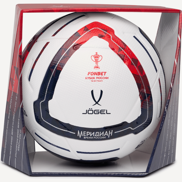 Мяч футбольный JÖGEL Meridian Elite RUSSIAN CUP BOX №5