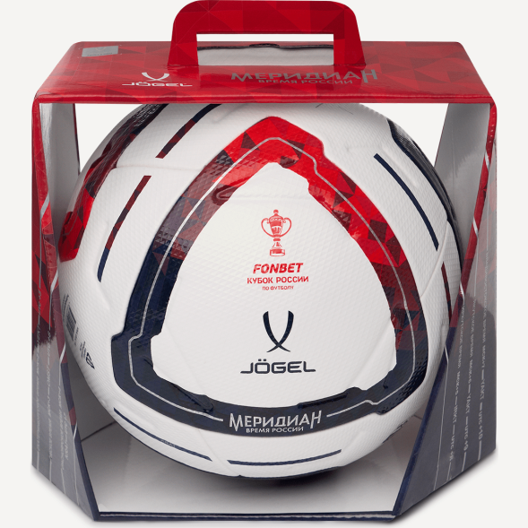 Мяч футбольный JÖGEL Meridian Elite RUSSIAN CUP BOX №5