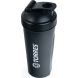 Шейкер спортивный TORRES, S01-600-01, 600мл, черная крышка с колпачком, пластик, прозрачный