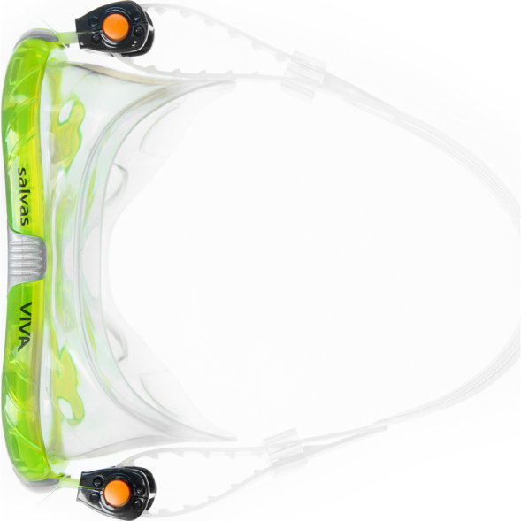 Маска для плавания SALVAS Viva Sr Mask CA535S1GYSTH, размер взрослый, желтая