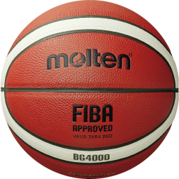 Мяч баск. MOLTEN B5G4000 р.5, FIBA Appr, 12 пан, композит.кожа (ПУ),бут.кам,нейл.корд,кор-беж-чер