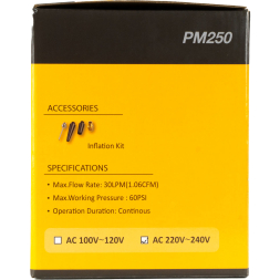 Компрессор электрический VOLCANO PM250