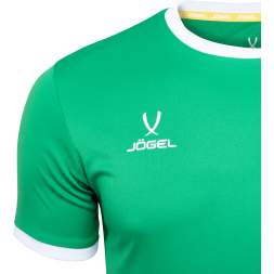 Футболка футбольная JÖGEL CAMP Origin, зеленый/белый, детский