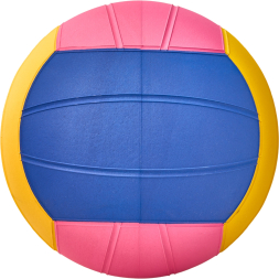 Мяч для водного поло MIKASA WP555D р.5, муж, резина, вес 400-450гр. дл. окр 68-71см, жел-син-роз
