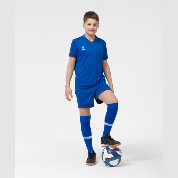 Футболка игровая JÖGEL DIVISION PerFormDRY Union Jersey, синий/темно-синий/белый, детский